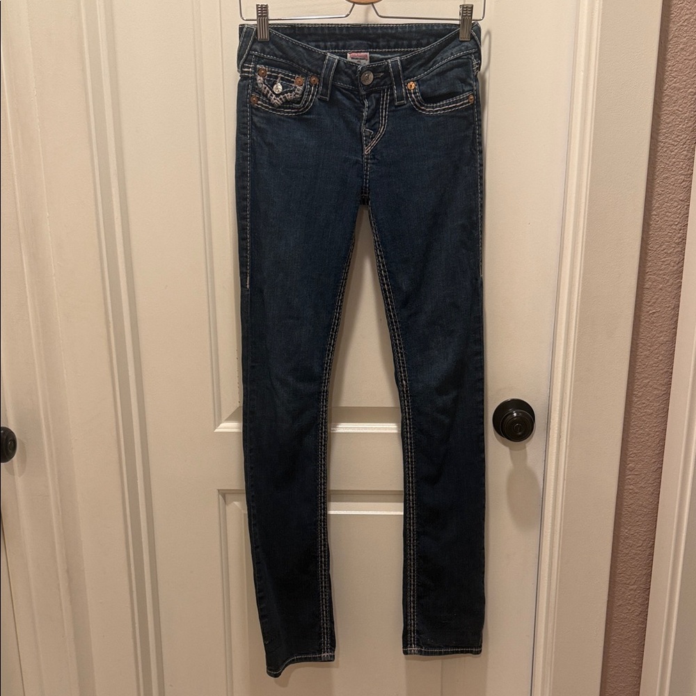 True Religion Dark Blue Skinny Jeans
